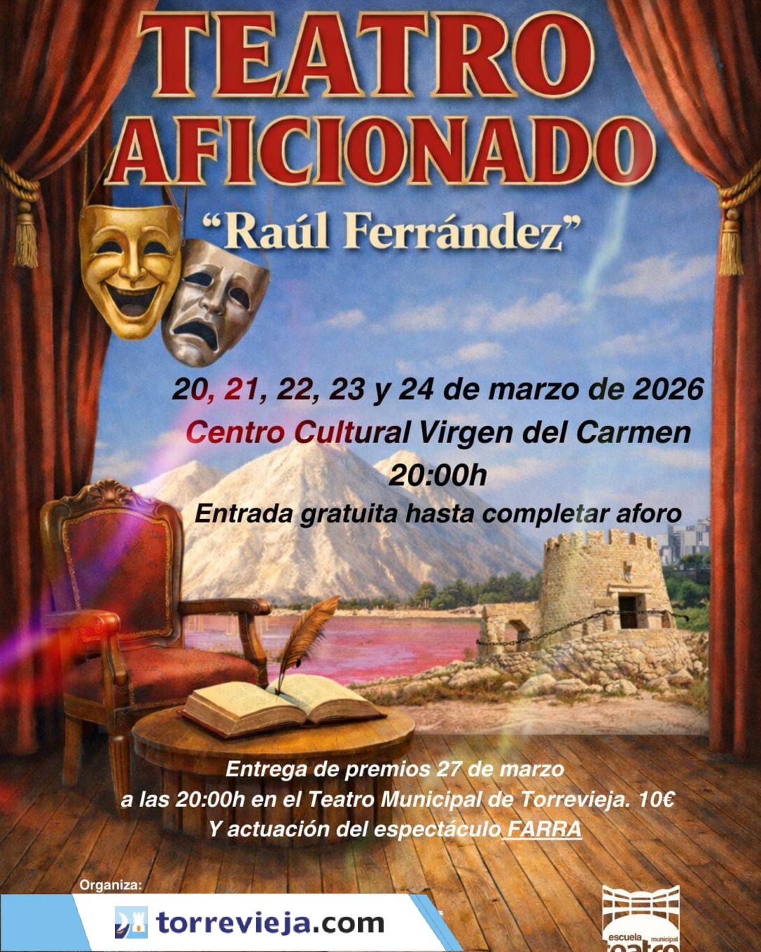 CONCURSO NACIONAL DE TEATRO RAUL FERRANDEZ 2026