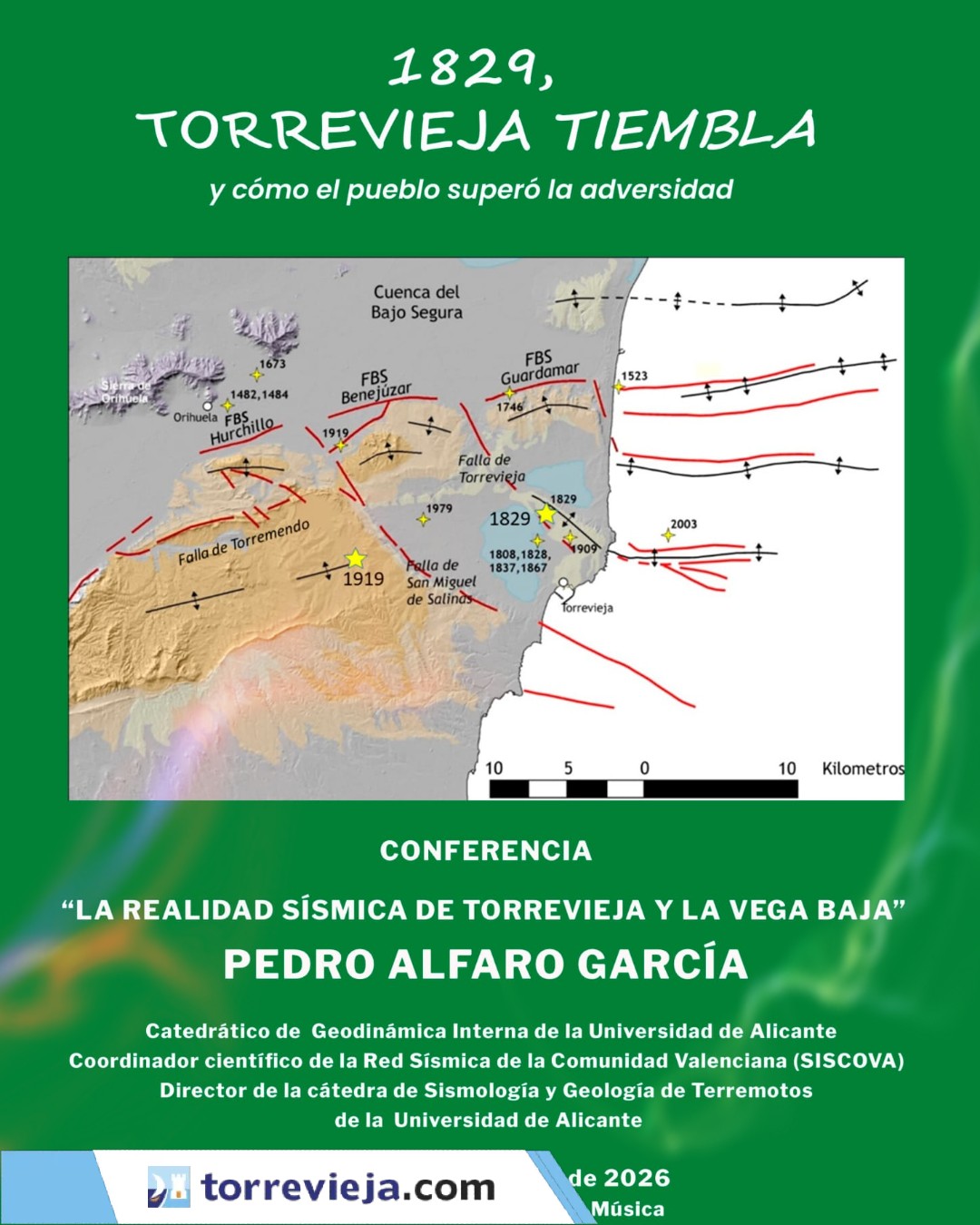CONFERENCIA LA REALIDAD SISMICA DE TORREVIEJA Y LA VEGA BAJA