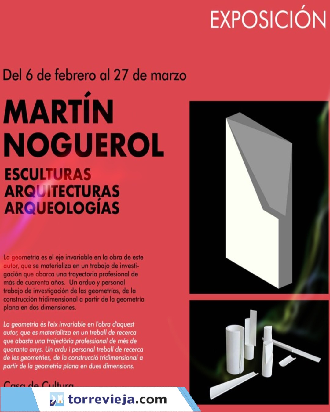 EXPOSICION ESCULTURAS ARQUITECTURAS ARQUEOLOGIAS