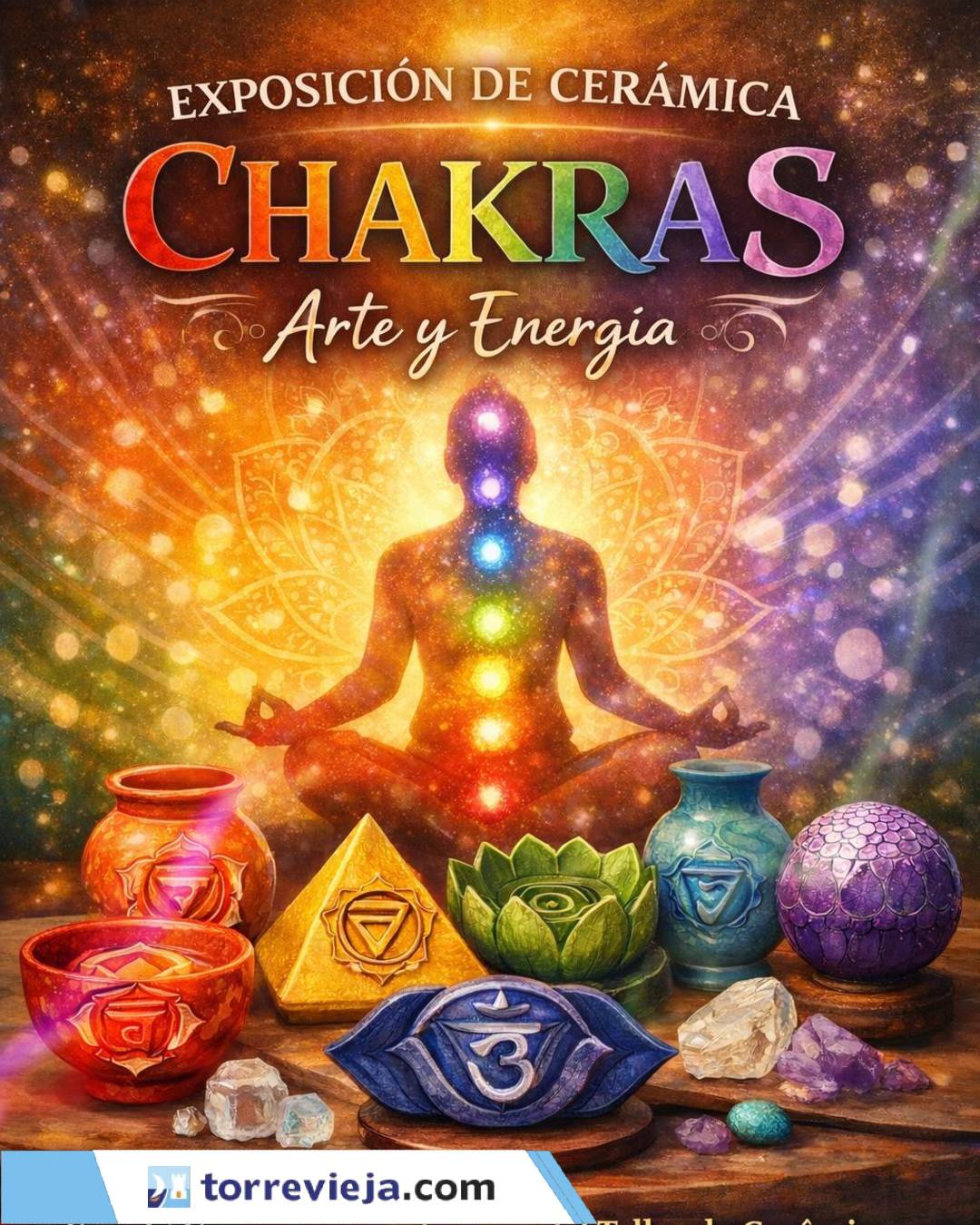 EXPOSICION DE CERAMICA CHAKRAS ARTE Y ENERGIA