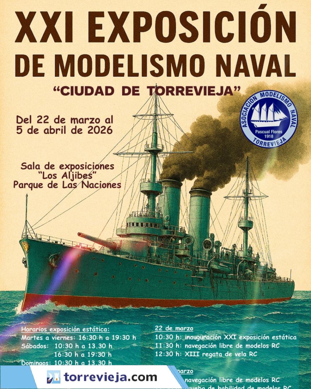 EXPOSITION DE MODÉLISME NAVAL TORREVIEJA 2026