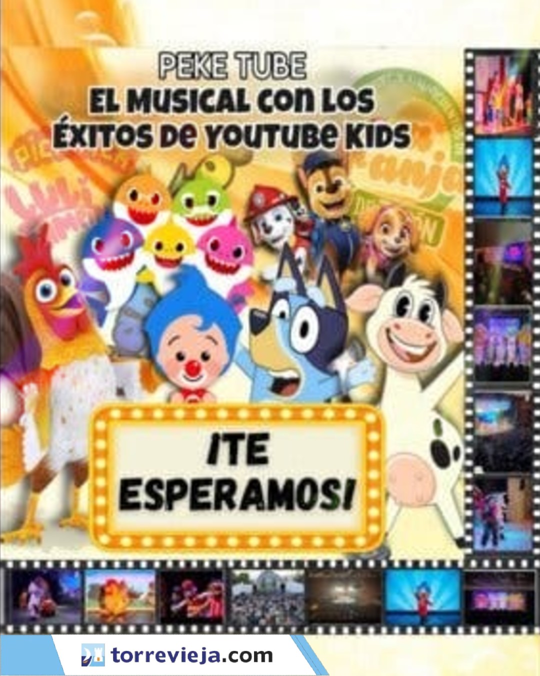 PEKE TUBE EL MUSICAL CON LOS EXITOS DE YOUTUBE KIDS