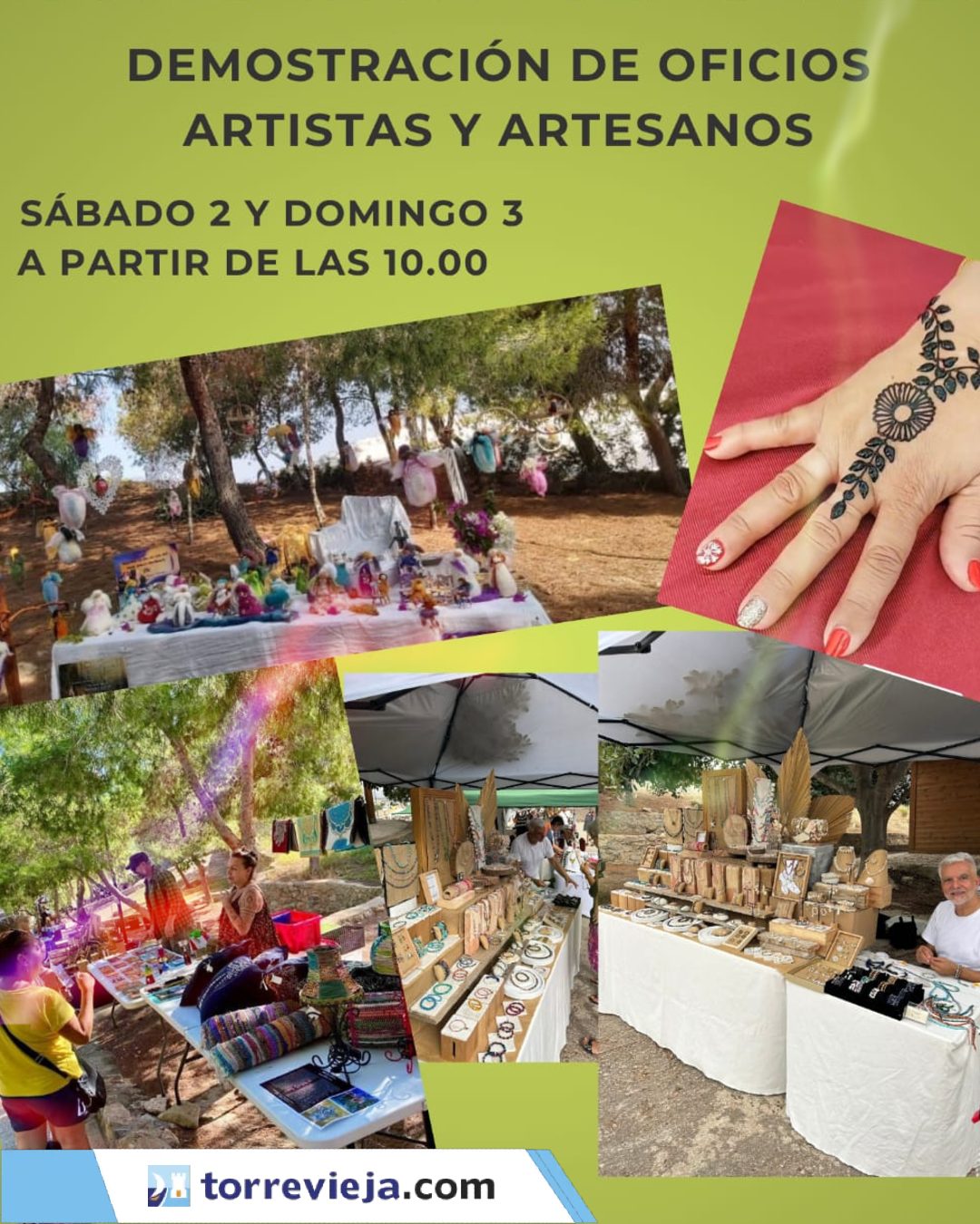 DEMOSTRACION DE OFICIOS ARTISTAS Y ARTESANOS