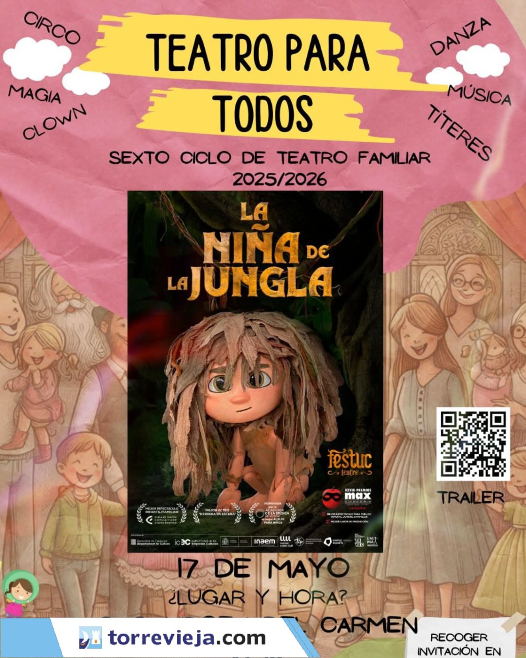 TEATRO PARA TODOS LA NIÑA DE LA JUNGLA