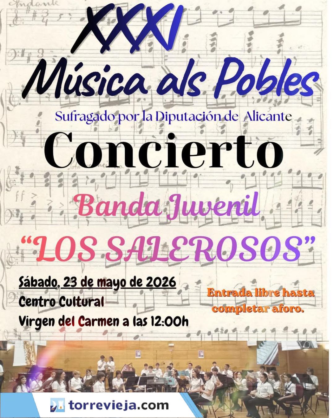 CONCIERTO BANDA JUVENIL LOS SALEROSOS