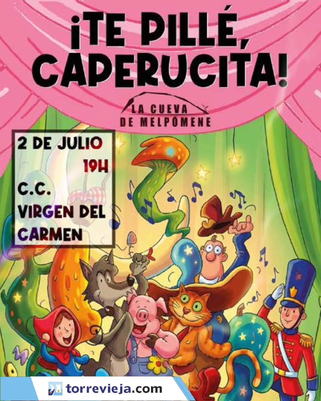 OBRA DE TEATRO TE PILLE CAPERUCITA
