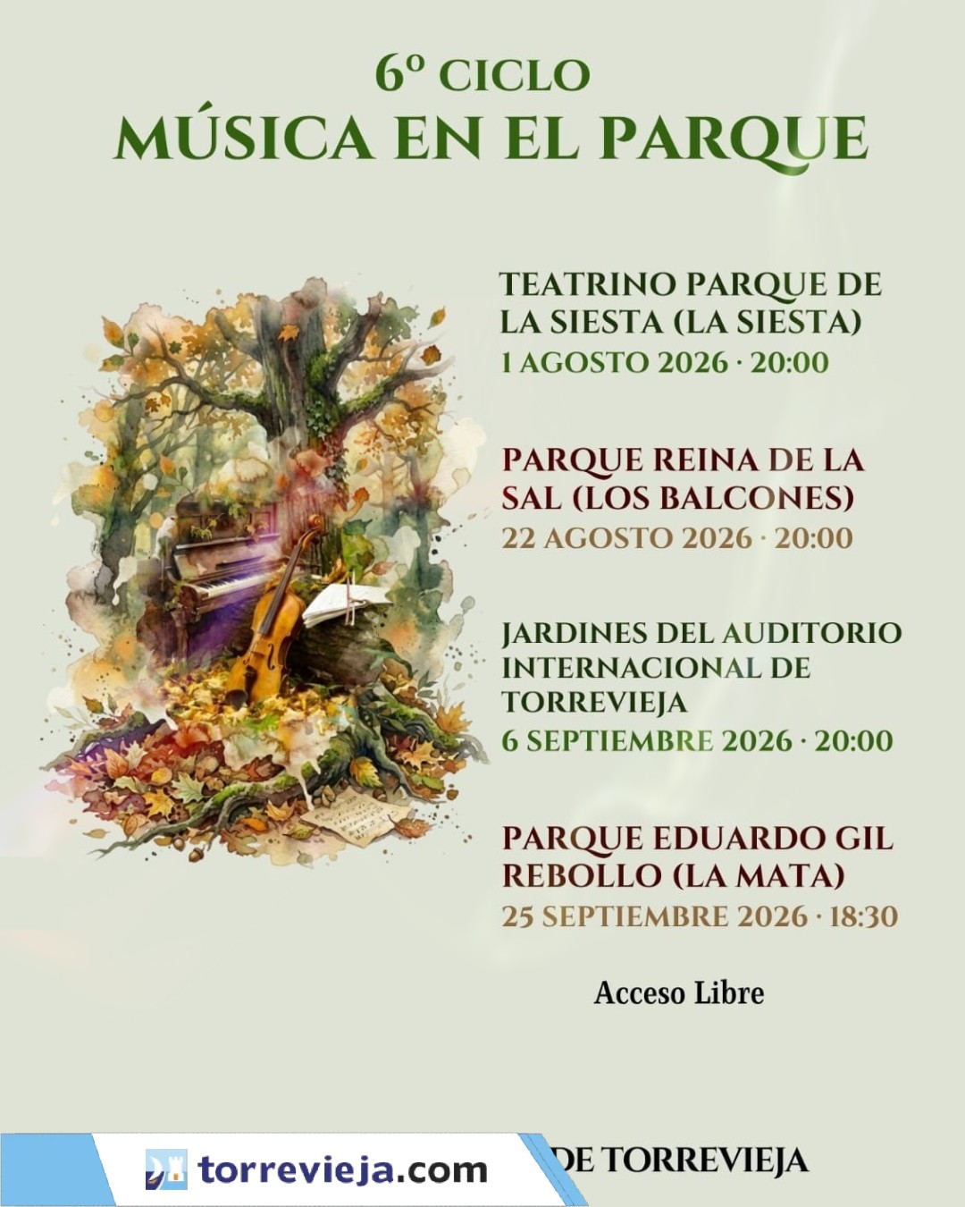 6 MUSIKCYKEL I TORREVIEJAPARKEN