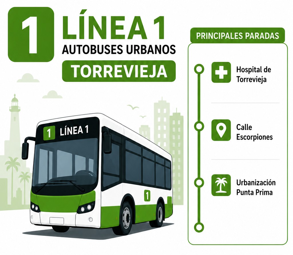 Linea 1 Autobuses Torrevieja 2026
