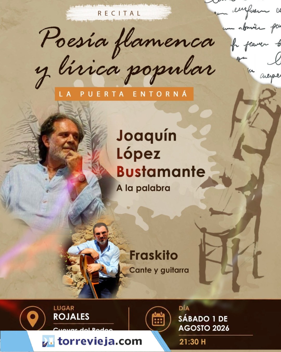 RECITAL DE POESIA FLAMENCA Y LIRICA POPULAR