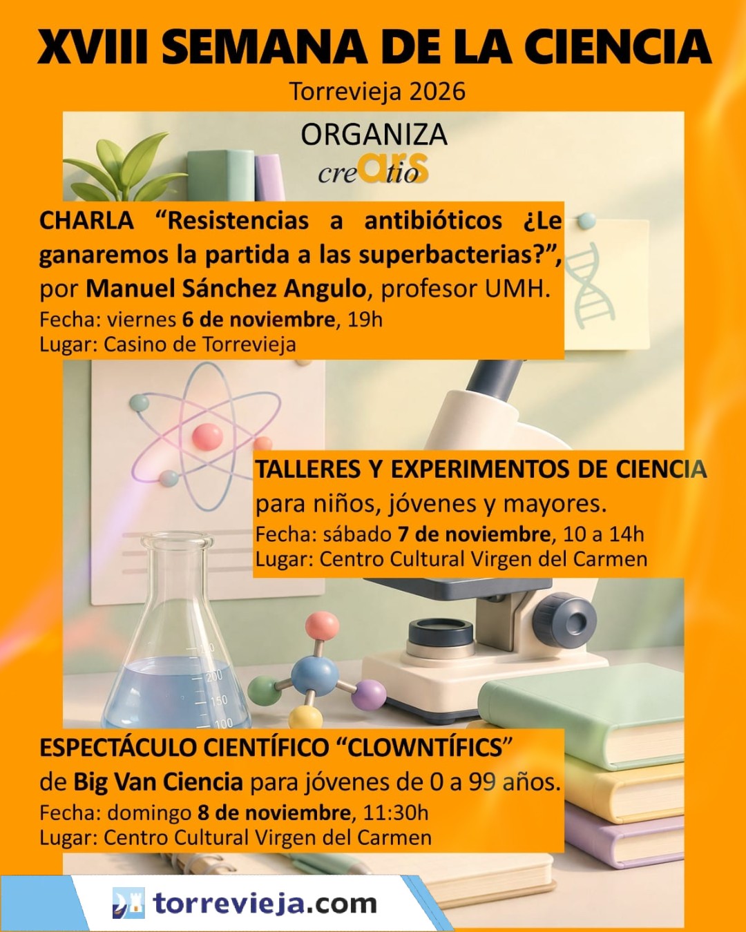 VIII SEMANA DE LA CIENCIA TORREVIEJA
