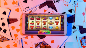 Ilustración de una máquina tragaperras para el artículo sobre el casino online en España en 2025