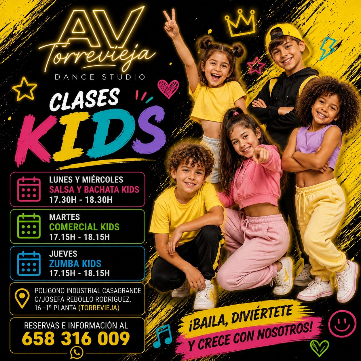 Clases de baile infantil en Torrevieja