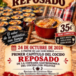 Cartel del primer capítulo del cocido reposado de la Cofradía Gastronómica del Cocido con Pelotas, el 24 de octubre de 2026 en Torrevieja