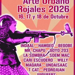 Cartel del I Festival de Arte Urbano de Rojales, del 16 al 18 de octubre de 2026