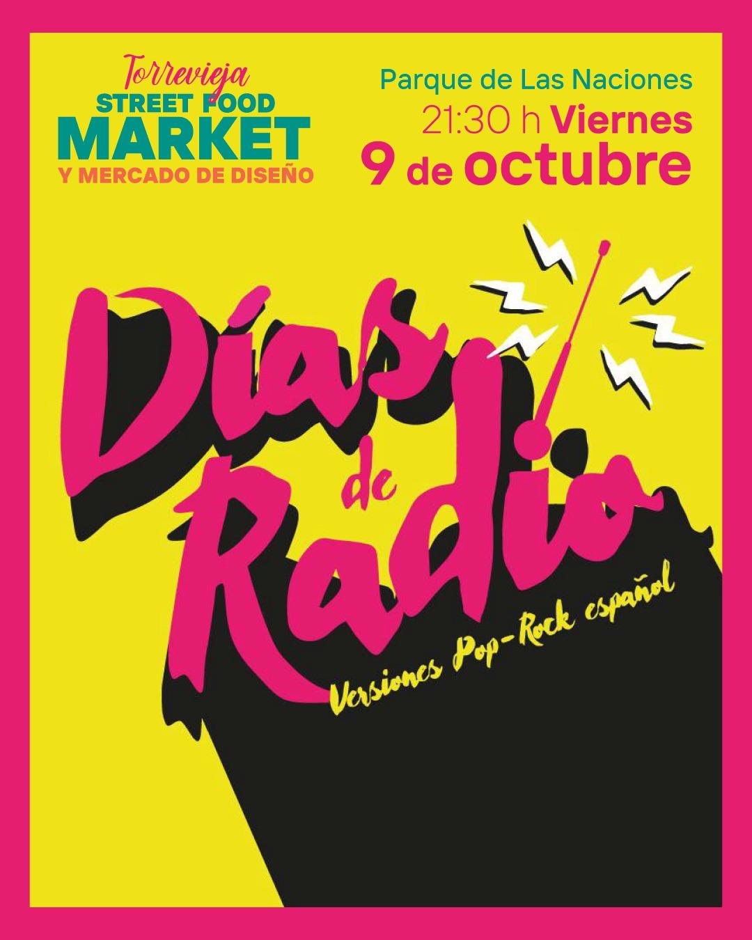 Días de Radio en Torrevieja Street Food Market el 9 de octubre