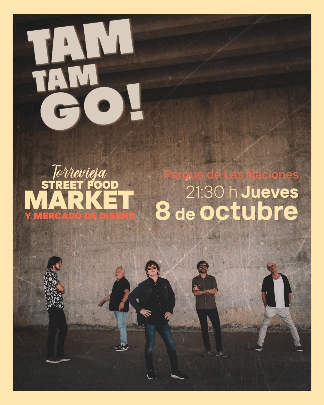 Tam Tam Go en Torrevieja Street Food Market el 8 de octubre de 2026