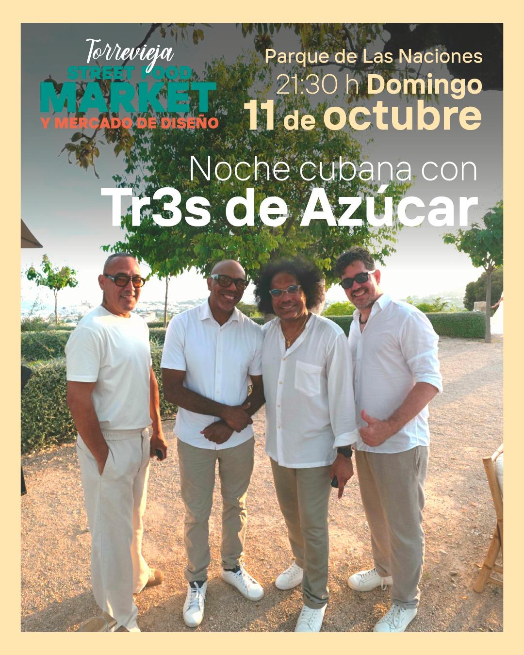 Tr3s de Azúcar en la noche cubana del 11 de octubre en Torrevieja