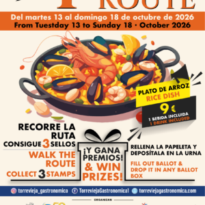 Affiche de la Paella Route 2026 à Torrevieja